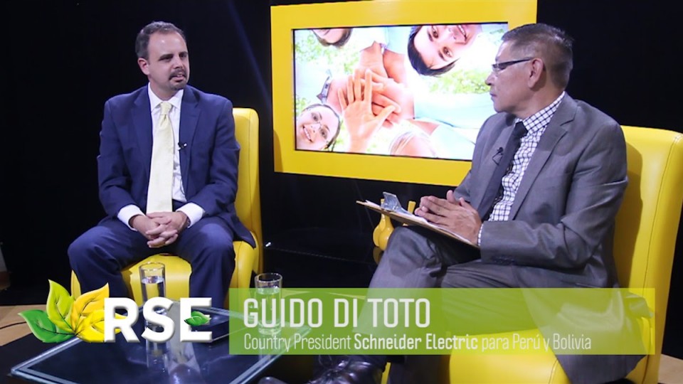 RSE TV: GUIDO DI TOTO, COUNTRY PRESIDENT DE SCHNEIDER ELECTRIC PARA PERÚ Y BOLIVIA